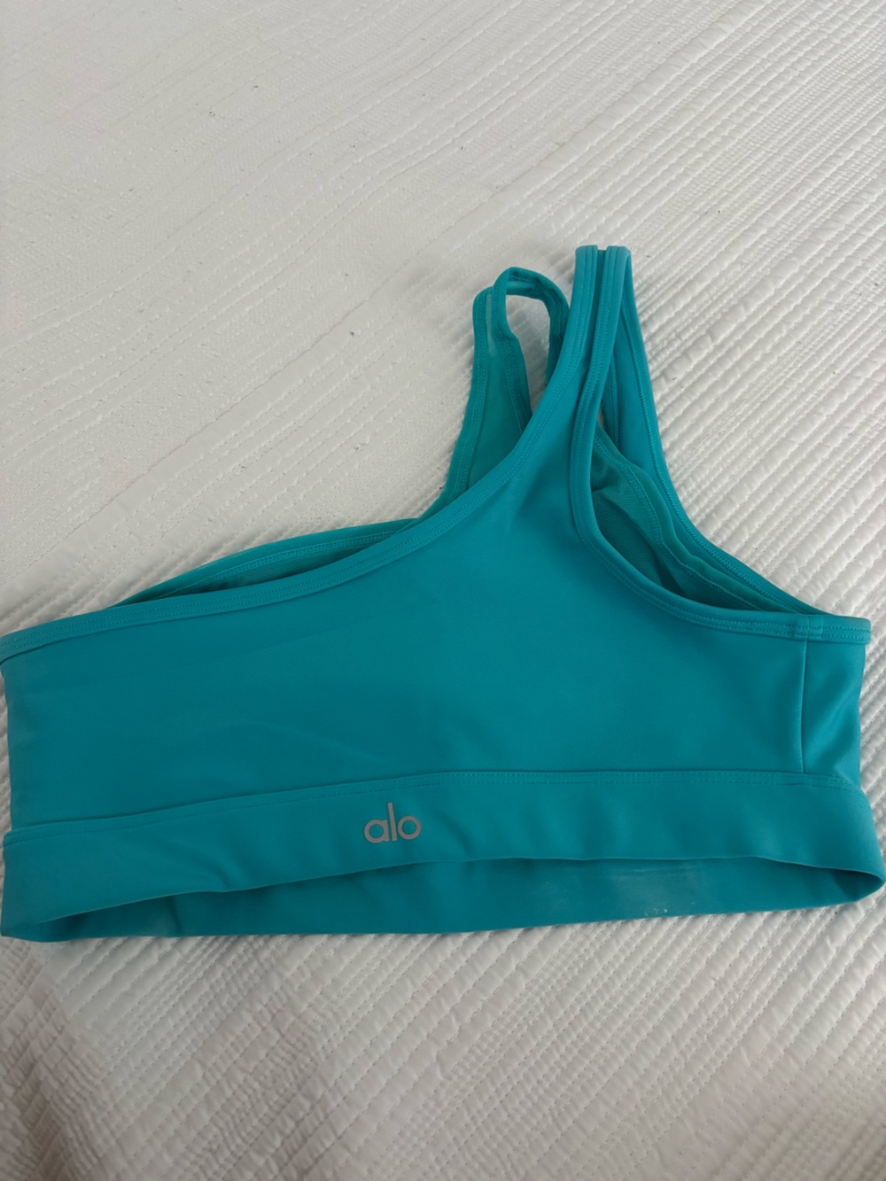 Alo One shoulder bra